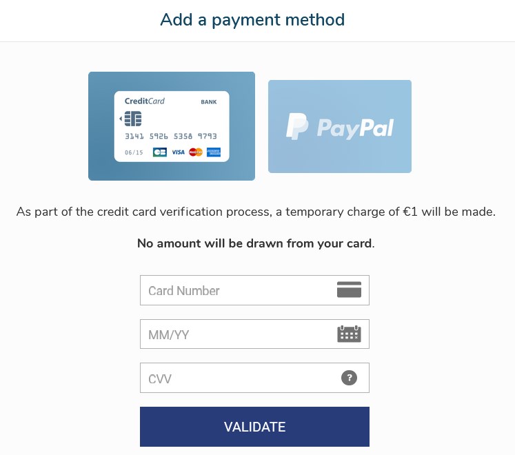 Add a payment method
