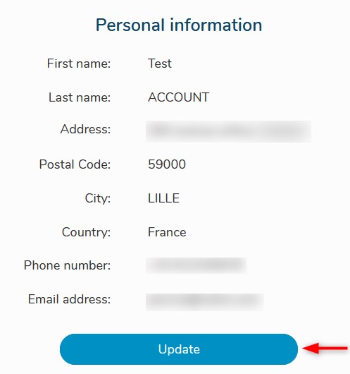 Personal information
