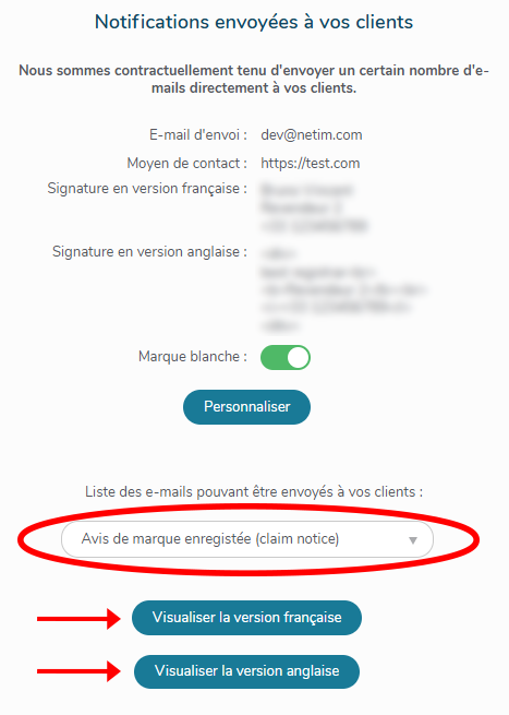 Visualiser les e-mails envoyés à vos clients