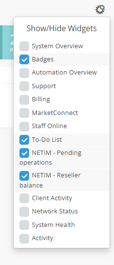 Show or wide widgets
