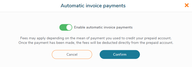 Automatic invoice payments