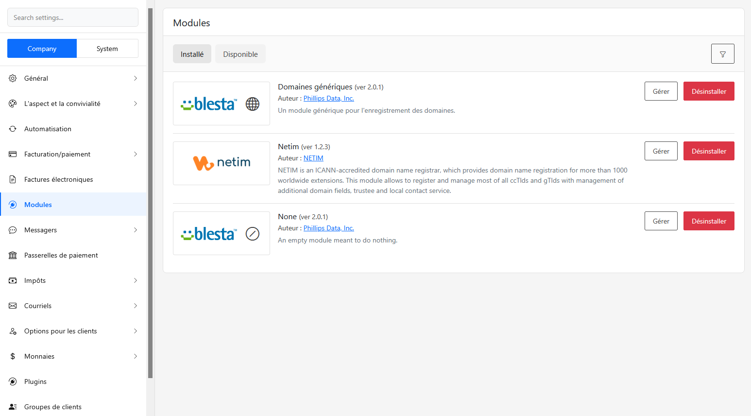 Blesta activation module v6 