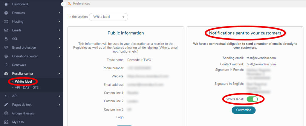 Notifications sent to your customers