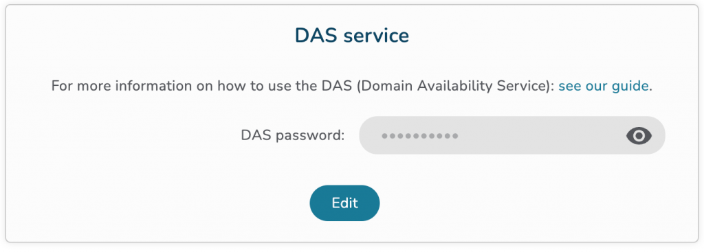 DAS password